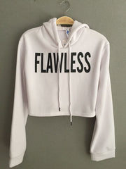 Flawless Crop Top Sweatshirt - Vogue Vista