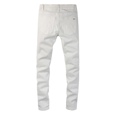 White Bandana Jeans - Vogue Vista